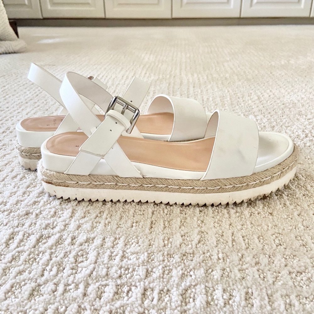 White Espadrille Sandals